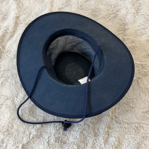 Ozzie  Navy Blue Cotton Blend Men’s Cooling Hat Size Large - Picture 3 of 4